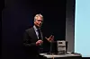 Hafslund-sjef Finn Bjørn Ruyter kunngjorde tirsdag at selskapet har valgt Aidon som leverandør for de 700.000 smarte strømmålerne som skal installeres innen 1. januar 2019.