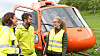 Kari Charlotte Sellgren fra Nye Veier, Craig Christensen og Guro Huun Skurdal fra Emerald Geomodelling hadde høye forventninger før testflygningen startet i Stjørdal.