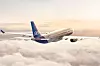 Blant bredbuksflyene SAS nå vurderer å anskaffe, er en nyere versjon av dette Airbus A330-flyet.