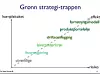 Grønn strategi-trappen: En metode for å gripe muligheter. Foto: Per Espen Stoknes/BI