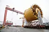 Slangetrommelen på Goliat har en diameter på 12,5 meter, en bredde på 15 meter og er designet for å oppbevare en 380 meter lang slange.