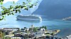 Et cruiseskip fra Costa Cruises utenfor Hellesylt i Geirangerfjorden. I 2026 kan det være slutt på så store skip i fjordene på UNESCOs verdensarvliste.
