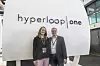 Hyperloop One: Sveisesjef Kristin Hammer og elektrosjef dr. James Dorris var på plass i Berlin for å vise den skinnegående bransjen at det kommer et nytt alternativ. Foto: ORV