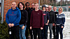 Fra venstre, Rune Johansen,lærer elektro, Sander Rom Skofsrud, Amiin Mohamed Ahmed, begge på realfag, John Moe, lærer rørleggerfaget, Even Svenneby Meyer, elektro, Kristoffer Braadlie, data og elektronikk, Bård Tømmeraas Løken, lærer elektro, Ola Lie, lærer Realfag, Julian Langsrud Westlie og rektor Vigdis Gjerberg.