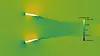 Simulering av to foiler i flappebevegelse. Foto: Flapping Foil