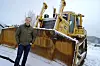 Karstein Berg viser gjerne fram noen av maskinene PlusTech har levert.