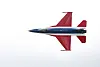 Her er jubileumsflyet (F-16) på Flydagen 2012 på Kjeller.