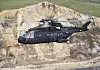 Italiensk HH-101A Caesar som det ble bedt om fire av til det norske forsvaret i Fagmilitært råd for et år siden. Dette er fra jomfruferden 18.mars 2014. Foto: Leonardo