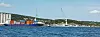 North Sea Terminal i Brevik der Yara Birkeland skal losse fulle containere og ta med tomme tilbake til Herøya. Foto: Tore Stensvold