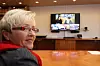 HAR EN PLAN: Kommunalminister Liv Signe Navarsete kan ikke løse trafikkproblemene mot Oslo, men har skissert en plan for økt omfang på videomøter nasjonalt.