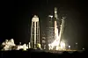 Slik så det ut da raketten tok av fra en utskytningsplattform ved Kennedy Space Center i Cape Canaveral i delstaten Florida i januar i fjor.
