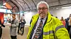 Valg av slips kan ofte si noe om interessefelt. Ulrich Hönisch er ekspert på signalsystemer på jernbane, metro og trikk og har liten tro på at Bybanen i Bergen vil bli selvkjørende. Foto: Marius Valle