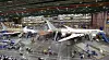 To 787-fly på Everett-linja som skal leveres til henholdsvis Royal Air Maroc (RAM) og chilenske LAN Airlines.