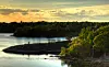 Solen går ned over Blekinge i Sverige. Området har svært gode solforhold. Foto: Jens Stolt/Colourbox.