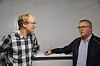 Marius Gjerset i Zero med prosjektleder Jarle Hemnes fra Westcon.
