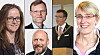 Fra venstre: Monica Rolfsen, Per Michael Johansen (øverst), Tor Grande (nederst), Dag Rune Olsen og Anne Borg.