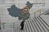 Evergrande har vært en av de største utbyggerne i Kina. Skiltet viser noen av prosjektene i Kina.