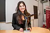 Universitetet i Stavanger (UiS) lanserer årsstudium i havvind. Student Cindy Mora.