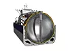 Moss Spherical LNG tank. Kuletankdesign for frakt av flytende naturgass. Illustrasjon: Moss Maritime