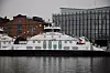 Kongen ved kai på Aker Brygge, ferdig ombygget med batterier 4. september 2019.