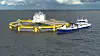 Kongsberg deltar i utviklingen av Ocean Farming sitt offshorebaserte havoppdrettsanlegg.