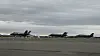 Alle tre F-35-flyene på plass på Ørland flystasjon. Foto: Alley, Ned