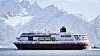 MS Midnatsol på vei mot Svolvær – før skipet byttet navn til MS Maud og ble den del av flåten ekspedisjonscruiseseskip i HX.