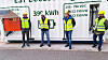 I ett år har de jobbet med å utvikle den mobile hurtigladeren. Fra venstre: Trond Egil Hagnæs (salgssjef, EST Floattech), Jannik Stanger (daglig leder, EST Floattech), Knut-Anders Eidsnes Johannesen (prosjektleder, Auto-Maskin) og Lars Bjerkelund (prosjektleder, EST Floattech).