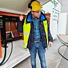 En stor fordel med en mobil hurtiglader som denne, er at utbyggere kan unngå effekttariff, mener Knut-Anders Eidsnes Johannesen. Foto: Knut Bjørheim