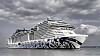 MSC Euribia er bygget ved Chantiers l’Antique i Frankrike. Skipet har plass til 6327 passasjerer og et mannskap på 1704.