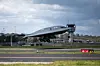 Slik ser et B-2-bombefly ut. Flere amerikanske medier melder at flere B-2-fly har tatt av fra en flybase i Missouri og er på vei over Stillehavet lørdag. Bilder er tatt 11. september i fjor på en australsk flybase.