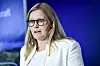Nordensjef i Statkraft, Birgitte Ringstad Vartdal, forklarer at det er vindkraft på land som realistisk kan gi Norge mer kraft innen 2030. Foto: Rodrigo Freitas, NTB