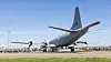 P-3C «Ulabrand» på Andøya flystasjon etter å ha gjennomført det siste Orion-toktet i Norge 30. juni 2023.