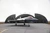I januar deltok norske F-35-fly i skarp beskyttelse av polsk luftrom. Her står ett av de norske flyene utenfor et shelter ved en flybase i Poznań, Polen, noen få dager etter hendelsen.