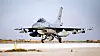 Norsk F-16 på Souda på Kreta i forbindelse med Operation Odyssey Dawn i 2011. Dette flyet er nå utstilt på Norsk luftfartsmuseum i Bodø. Foto: Lars Magne Hovtun, Forsvaret