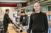 Fakultetsdirektør Joachim Gümüs Kallevig ved UiS liker at studentene samarbeider om praktiske oppgaver, som raketten til UiS Aerospace. Foto: Alf Bergin