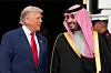 President Donald Trumps utenrikspolitikk preges av diplomatisk og strategisk inkompetanse, mener de to erfarne amerikanske diplomatene Aaron David Miller og David C. Kurtzer. Her er Trump sammen med Saudi-Arabias kronprins, Mohammed bin Salman.