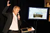 INTRODUKSJN: Christian Opdal Eid introduserer Virtuelle Reiser for fullsatt auditorium på Teknisk Museum.