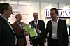 PRISVINNERE: Per Reidar Øke i Energreen mottok prisen sammen med Rolf Kevin i Stiftelsen Vekst av ad. direktør i E-CO og Bellonas Marius Holm