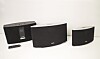 En dyr og to billige: Bose SoundTouch 20 (t.v.) varter opp med voldsom bassgjengivelse og mye funksjonalitet, men det koster. Philips' to kandidater, SW750M og SW700M, er langt billigere, men kan ikke gjengi bassen som Bose varter opp med. Likevel vil nok noen foretrekke det jevnere lydbildet og at Philips kan gruppere inntil fire av høyttalerne sammen.