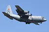 Det var et tyrkisk C-130 Hercules-fly tilsvarende dette som styrtet i Georgia tirsdag. Bildet er tatt for noen år tilbake. Foto: Peter Bakema/Wikimedia (GNU FDL 1.2)