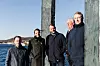 Fra venstre: Odd Henning Abrahamsen, Ingrid Gabrielsen Klokk, Anders Bergman, Jørn Einar Berg og Svein Ove Svendsen. Foto: Ragnhild Heggem Fagerheim/COWI