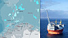 Wisting-feltet ligger over 310 kilometer nord for Finnmarkskysten, 187 kilometer unna Bjørnøya.