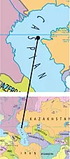 Samarbeid i andre land ABAY-FELTET: Offshorefelt i den kasakhstanske sektoren av det kaspiske hav. Det ligger 60 til 70 kilometer nordvest for Buzzachi-halvøya.