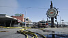 Brannslanger i gaten utenfor Fisherman's Wharf i San Francisco. En storbrann herjet lørdag Pier 45.