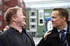 Kommunalminister Sigbjørn Gjelsvik og førsteamanuensis Morten Breivik før testseilingen av Milliampere 2 i september 2022. Foto: Tore Stensvold