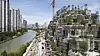 Heatherwick Studios gigantprosjekt «1000 Trees» blir sammenliknet med Babylons hengende hager. Foto: Heatherwick Studio / Noah Sheldon Mir
