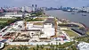 Shanghai: Det er industriområdet i forgrunnen som skal ombygges til en grønn kulturby. Foto: Open Architecture