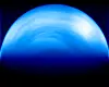 ULTRAFIOLETT: Dette ultrafiolette bildet av Venus (380 nanometer) ble tatt med spektrometeret VIRTIS fra Venus Express 19. april 2006, fra en avstand på cirka 190.000 kilometer.