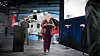 Daværende statsminister Erna Solberg åpnet den nye basen for AW101 på Sola og døpte farkosten «Sar Queen» i august 2020. Foto: Eirik Helland Urke